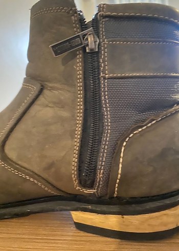 Tokalı Kahverengi Erkek Biker Botları Harley Orjinal 44.5 - Görsel 3