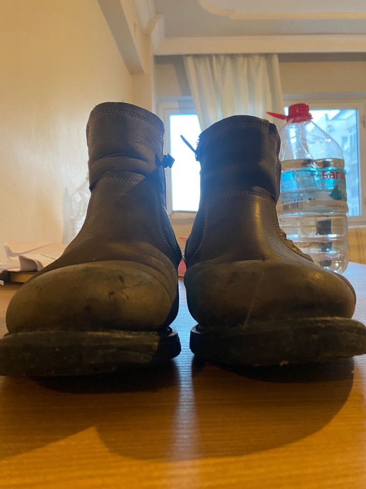 Tokalı Kahverengi Erkek Biker Botları Harley Orjinal 44.5 - Görsel 2