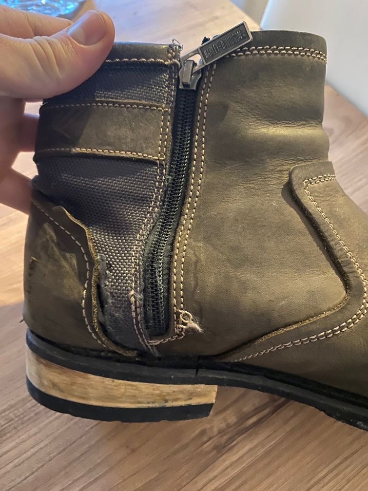 Tokalı Kahverengi Erkek Biker Botları Harley Orjinal 44.5 - Görsel 5