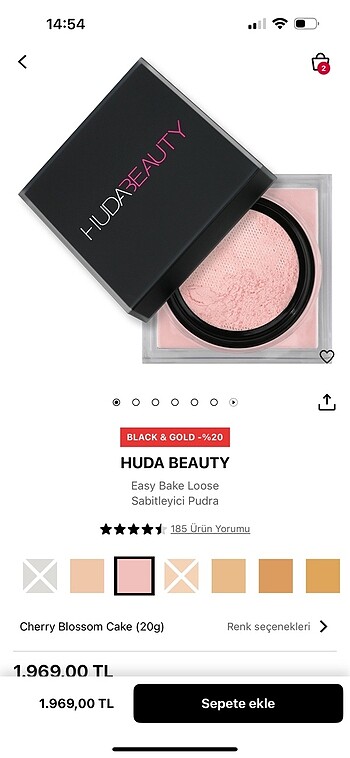 HUDA beauty cherry blosssom