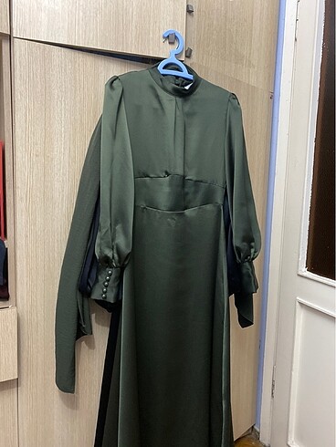 Tesettür saten abiye mezuniyet düğün kına nişan özel gün