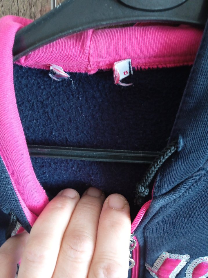 Kız Çocuk Kapüşonlu Fermuarlı Yelek - Görsel 3