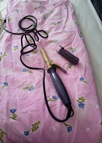 Mor renkli Philips saç maşası - Görsel 2