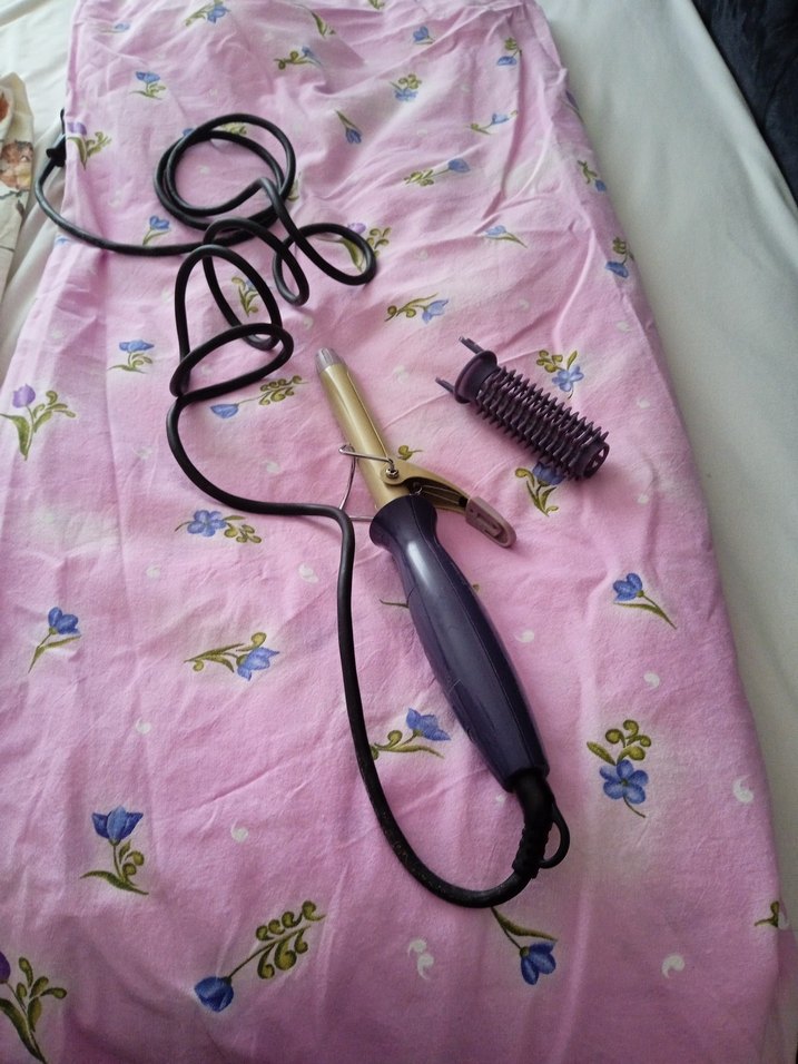 Mor renkli Philips saç maşası - Görsel 2