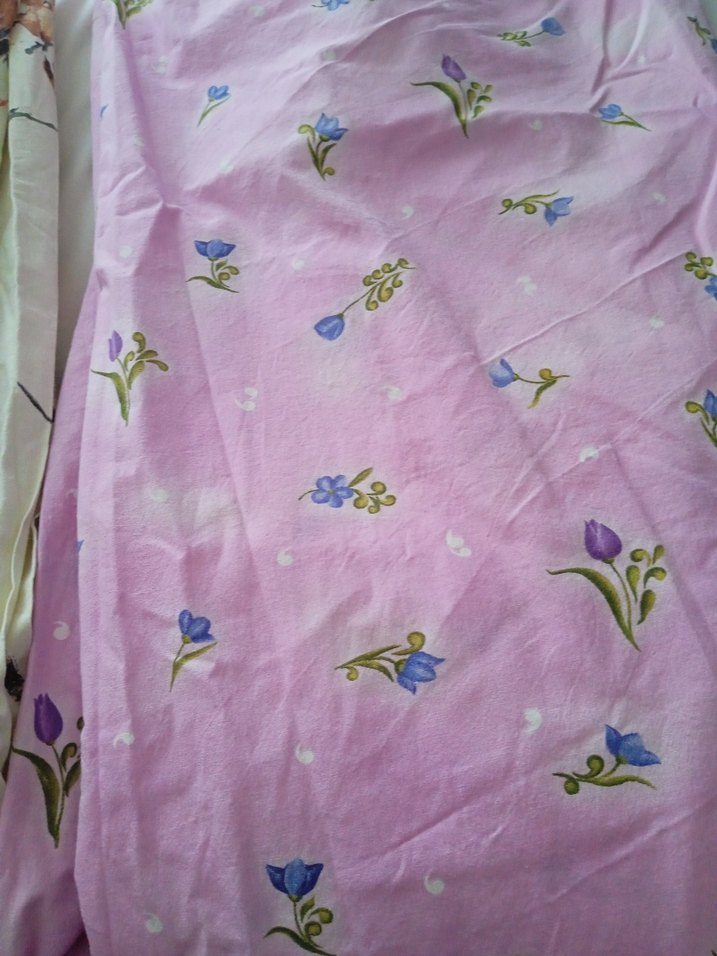 Pastel Pembe Çiçek Desenli Nevresim Takımı - Görsel 2