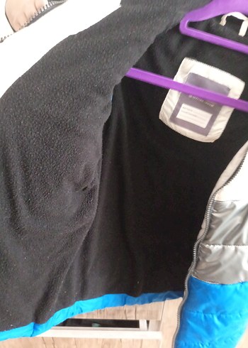 Erkek Çocuk Renk Bloklu Fermuarlı Mont - Görsel 4