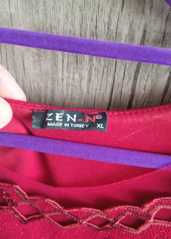 Pembe Midi Kolsuz V Yaka Abiye Elbise - Görsel 4