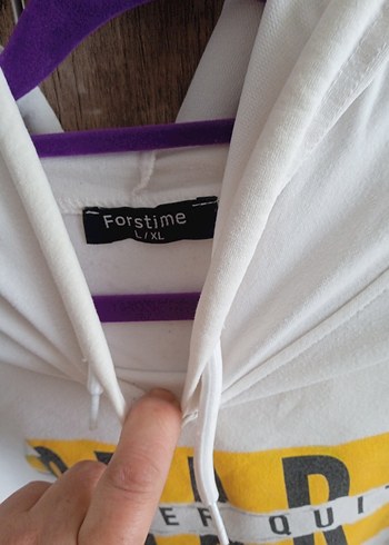 Baskılı Beyaz Kadın Sweatshirt - Görsel 3