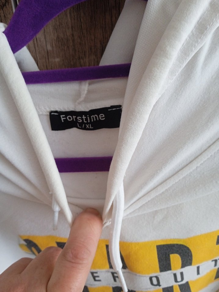 Baskılı Beyaz Kadın Sweatshirt - Görsel 3