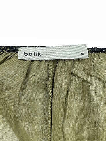 m Beden yeşil Renk Batik Uzun Elbise %70 İndirimli.