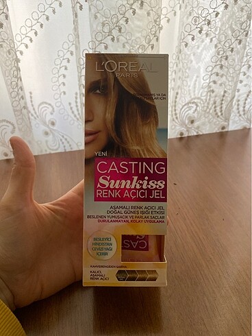 Loreal sunkiss renk açıcı jel