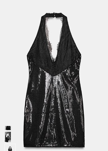Zara pullu halter kısa elbise - Görsel 2