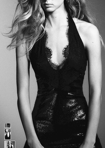 Zara pullu halter kısa elbise - Görsel 3