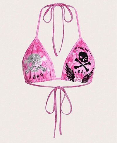 Kuru kafa taşlı bikini