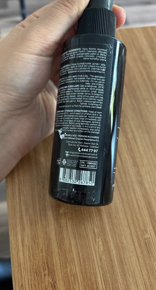 Homm Life Ter Önleyici Kadın Sprey Deodorant - Görsel 2
