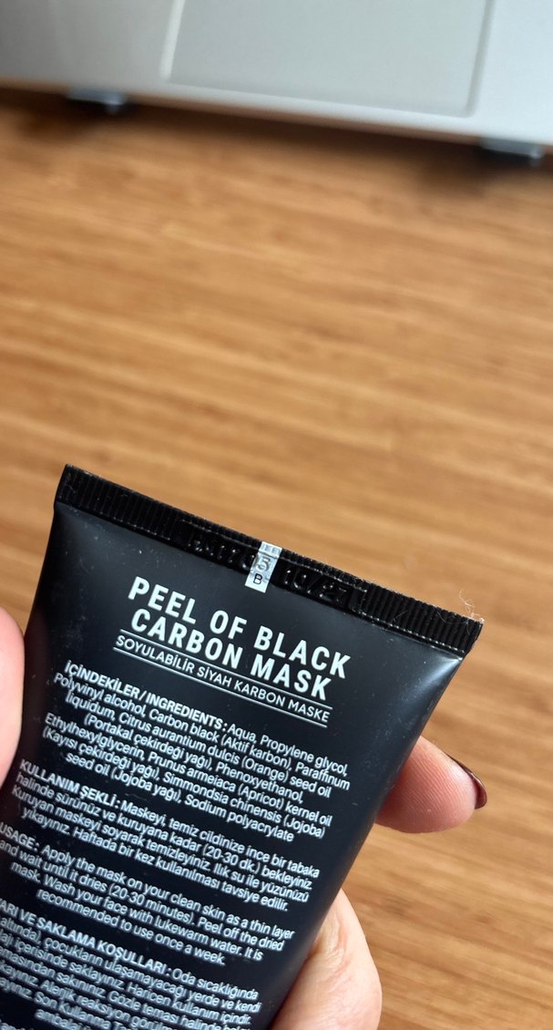 Homm Life Siyah Karbon Peeling Maskesi 100 ml - Görsel 2