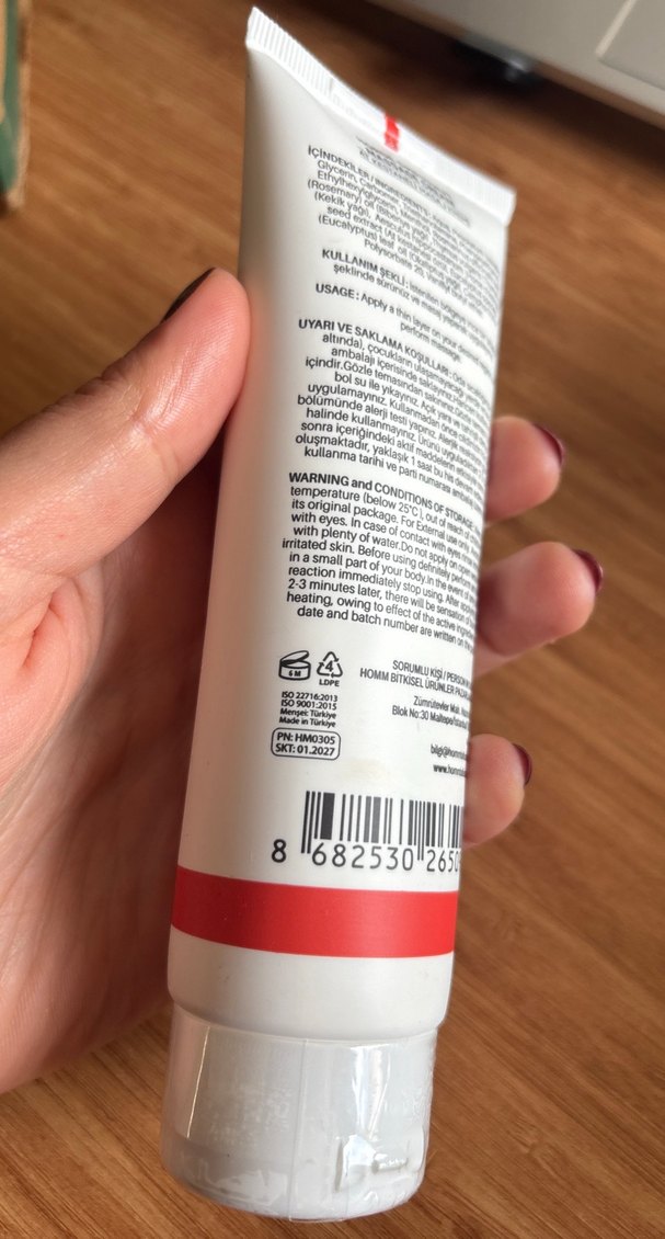 At Kestanesi Masaj Kremi 125ml Homm Life - Görsel 2