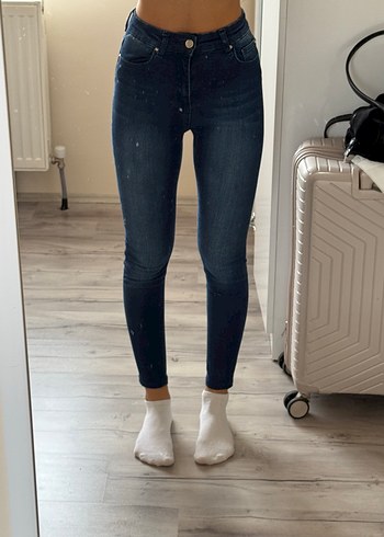34 Beden Lacivert Kadın Skinny Jean