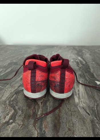 Bordo Erkek Futbol Ayakkabısı Velcro Detaylı - Görsel 5