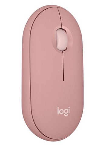 Pembe Logitech Kablosuz Mouse ve Klavye - Görsel 2