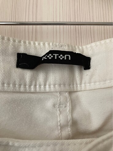 m Beden Koton ekru pantolon