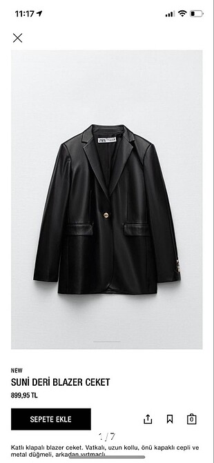 Zara deri blazer