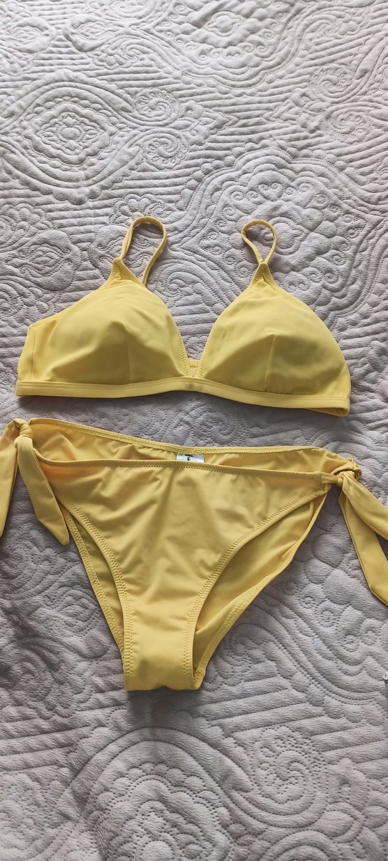 Sarı Bohem Tarzı Bikini Üstü - Görsel 4