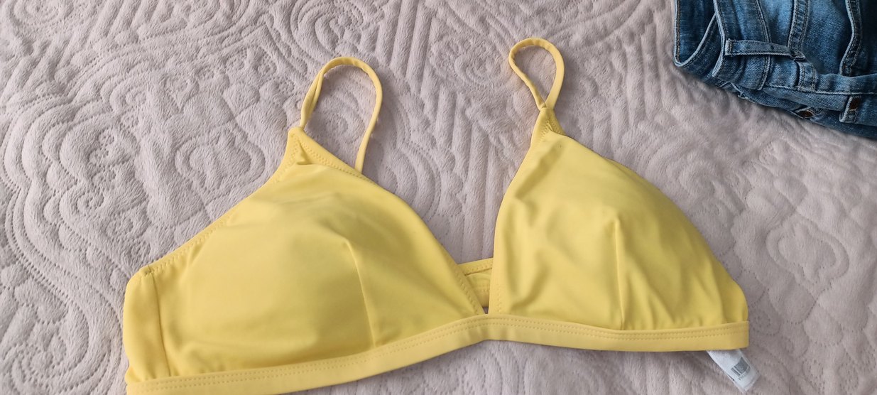 Sarı Bohem Tarzı Bikini Üstü - Görsel 2