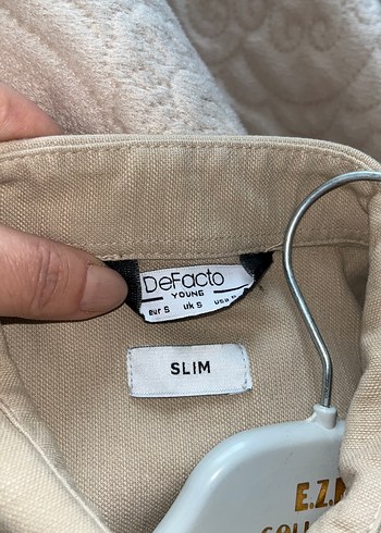 Bej Keten Erkek Kısa Kollu Gömlek - Görsel 4