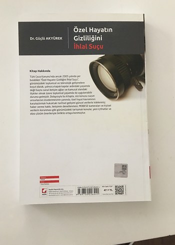  Özel Hayatın Gizliliğini İhlal Suçu Kitabı