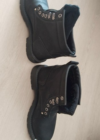 Harley-Davidson Siyah Deri Biker Bot - Görsel 2