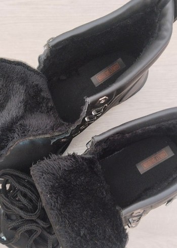 Harley-Davidson Siyah Deri Biker Bot - Görsel 6