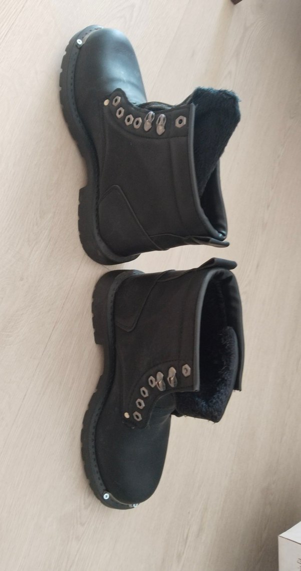 Harley-Davidson Siyah Deri Biker Bot - Görsel 2