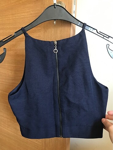 34 Beden lacivert Renk Twist yeni bluz