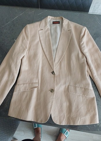 l Beden keten Süet Kadın Blazer Ceket