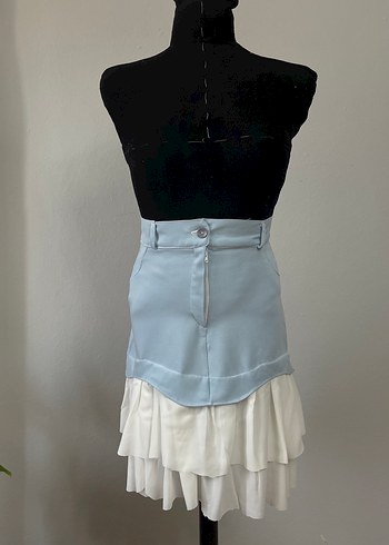 Pastel Mavi Mini Hemşire Korsesi - Görsel 5