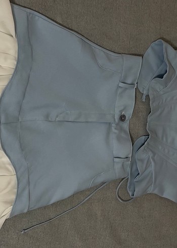 Pastel Mavi Mini Hemşire Korsesi - Görsel 8