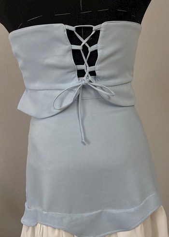 Pastel Mavi Mini Hemşire Korsesi - Görsel 7