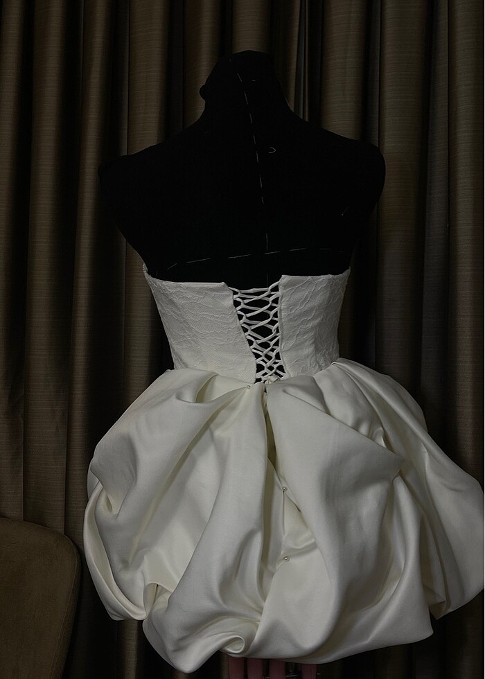 After elbise / gelinlik / mini elbise - Görsel 5