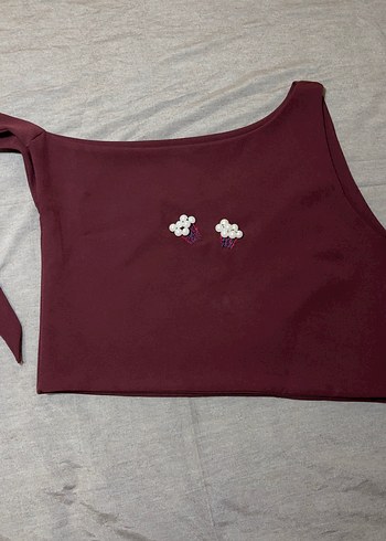 Trendyol & Milla Bordo crop bluz