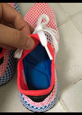 Adidas Kırmızı Renkli Bağcıklı Spor Kadın Sneaker