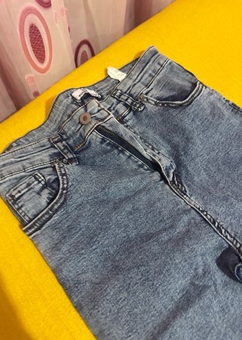 Kot Dar Kesim Kadın Denim Jean - Görsel 2