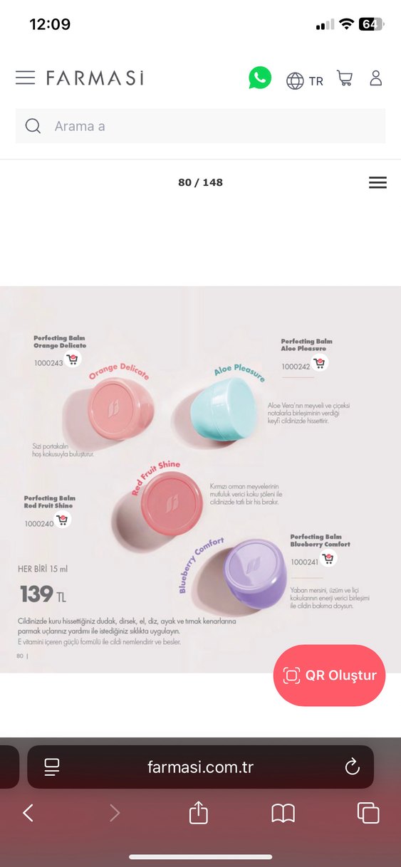 Farmasi Perfecting Balm Kırmızı Meyve Parıltısı 15ml - Görsel 2