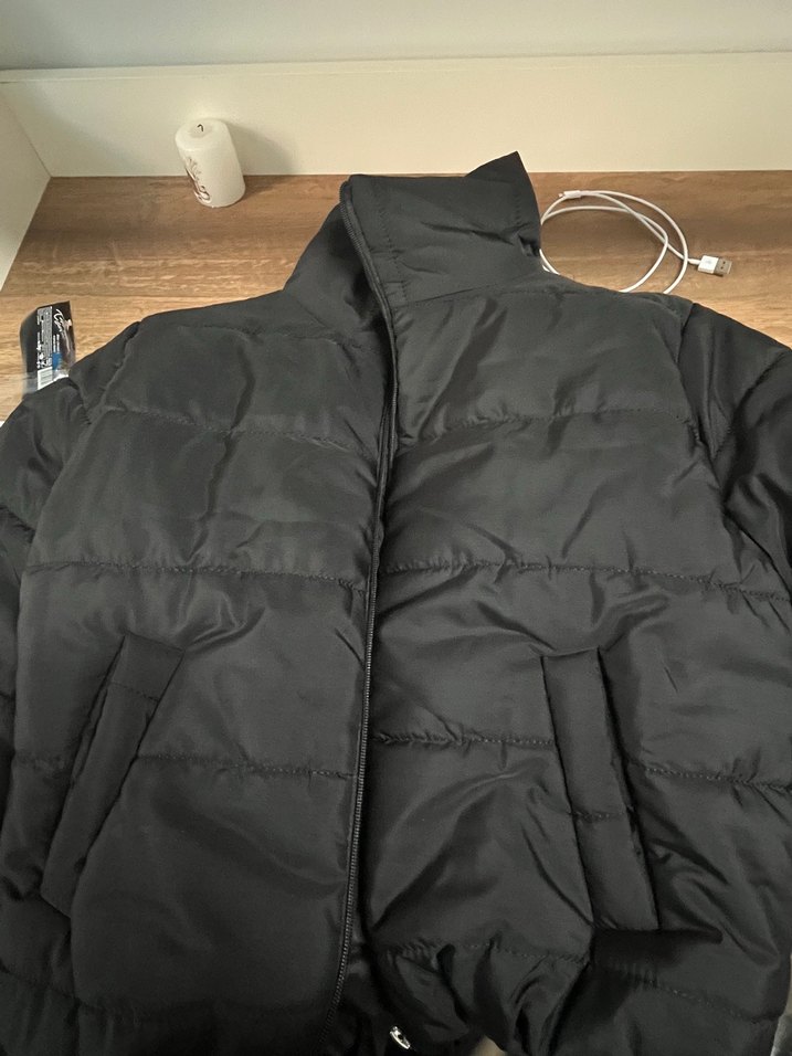 Kadın Siyah Kapitone Midi Kışlık Mont - Görsel 2