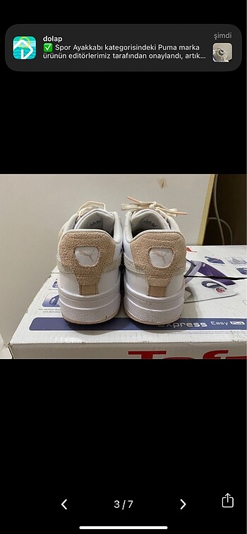 38 Beden puma spor ayakkabı cali dream colorpop