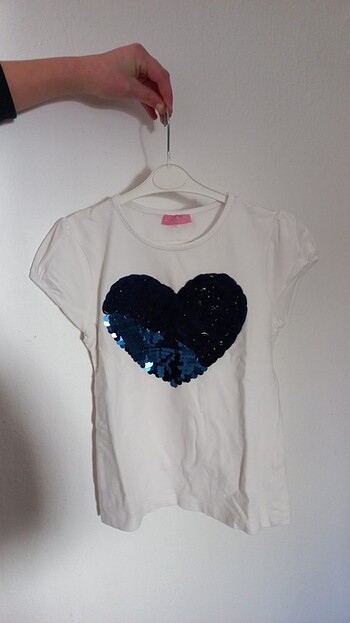 Kalp desenli tshirt 