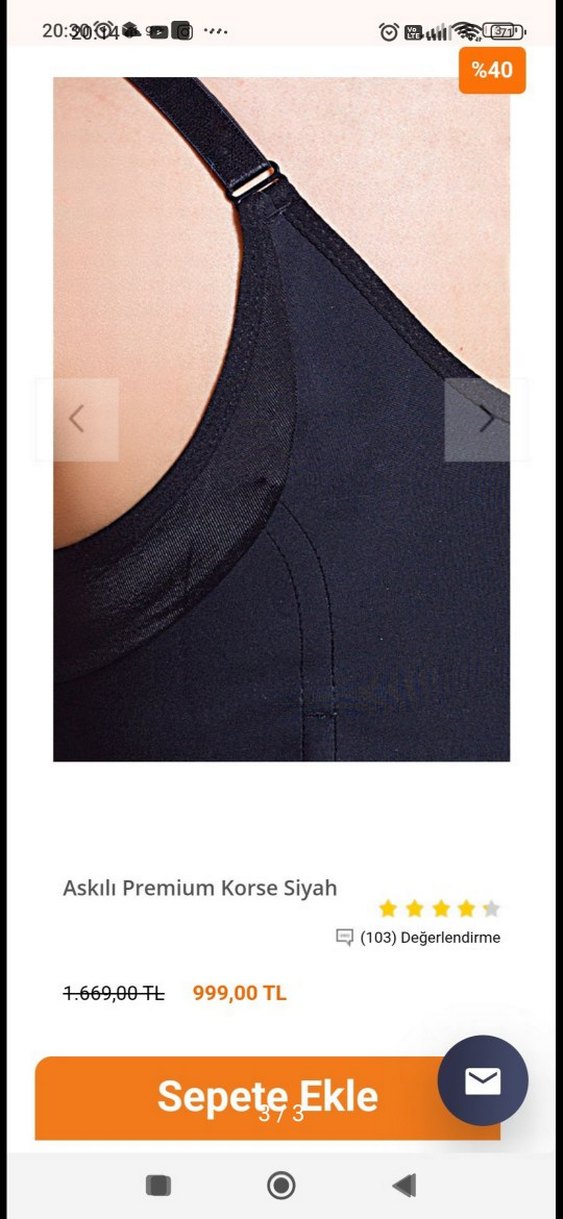 yamuna korse hiç giyilmedi 3xl - Görsel 3