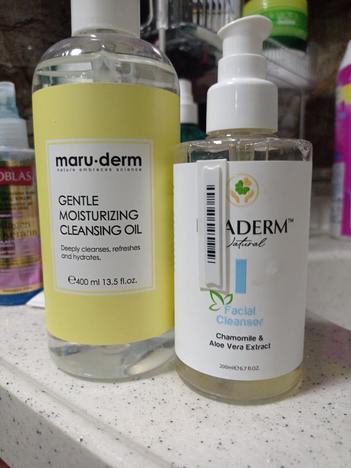 Maru.derm Temizleyici Yağ 400ml ve duaderm cilt temizleme Jeli - Görsel 2