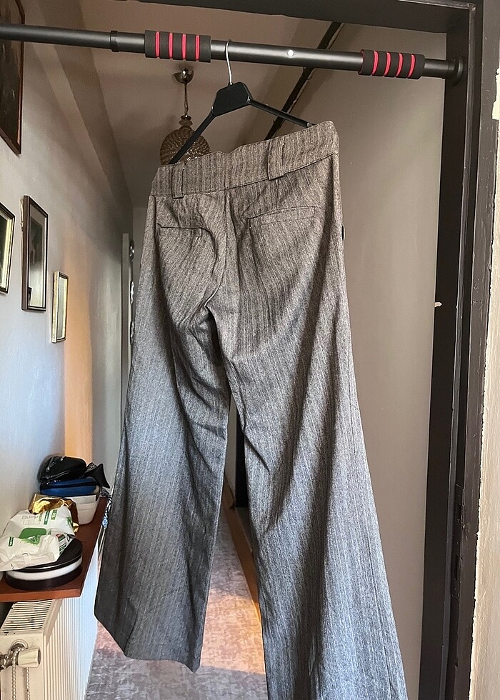 Antrasit Kumaş Pantolon - Görsel 4