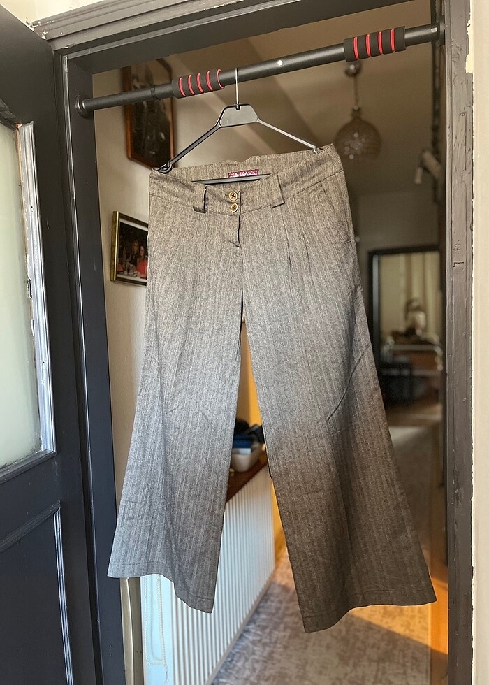 Antrasit Kumaş Pantolon - Görsel 5